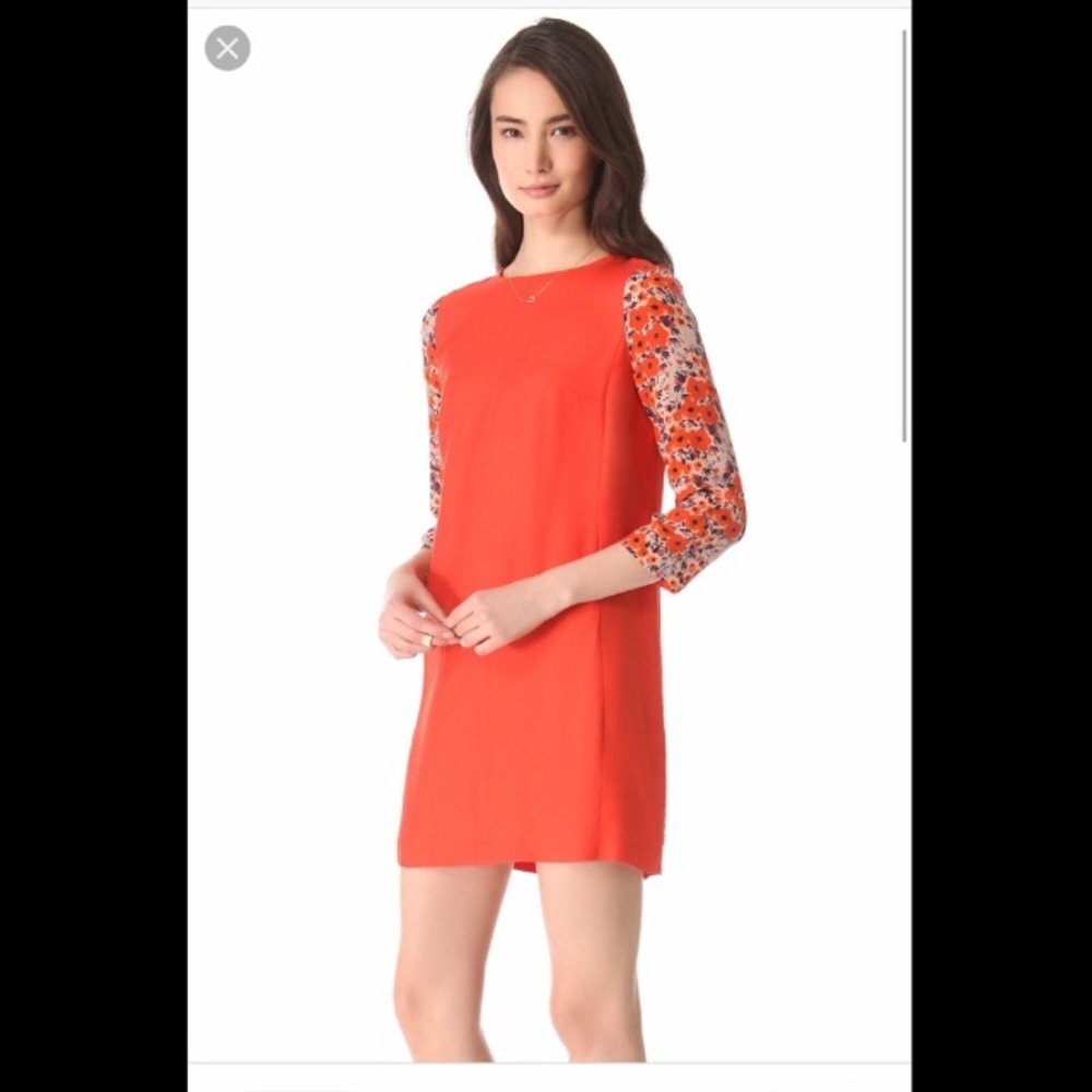 Club Monaco Floral Sleeve Dress